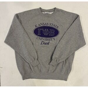 Vintage Kansas State University Wildcats‎ Dad Crewneck Sweatshirt Size 2XL XXL
